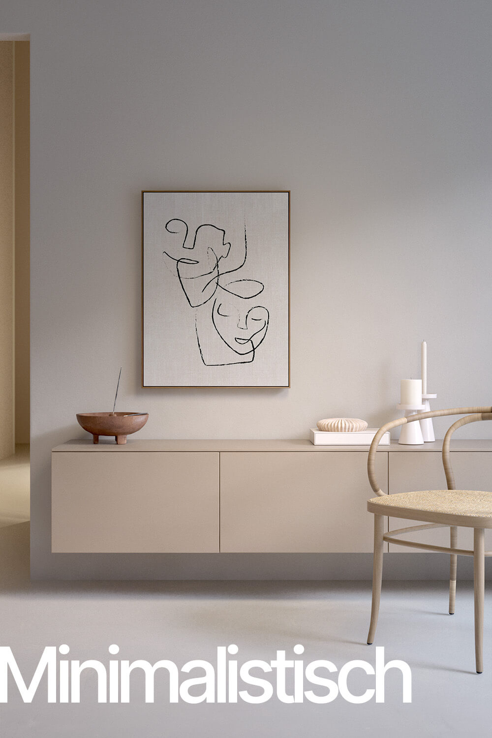 Een minimalistisch tv meubel op maat ontwerp je bij Ontwerpjouwkast.nl